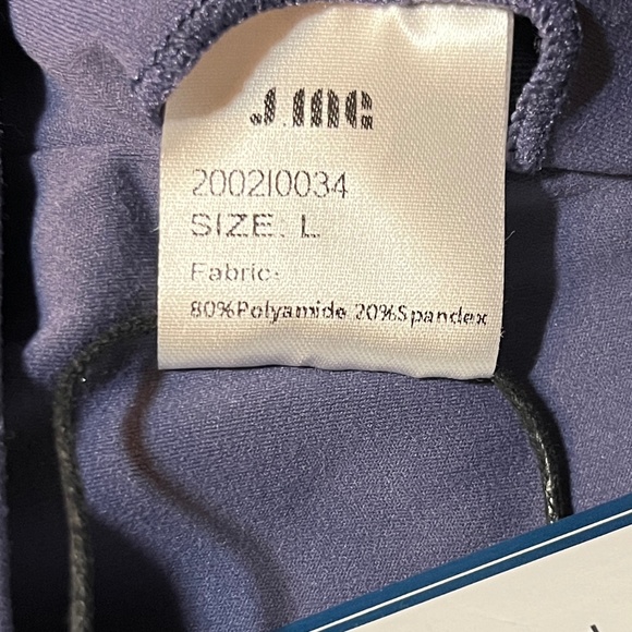 NWT J. ING Activewear Cross Front Strappy Sports Bra Size Large - Picture 12 of 16